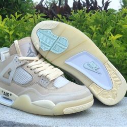 Off-White x Wmns Air Jordan 4 Retro SP 'Sail'