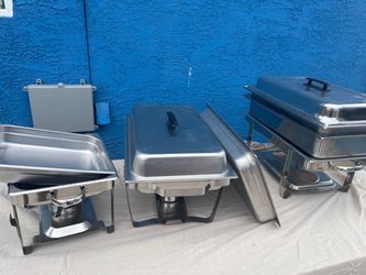 Stainless Steel Chafing Dishes Set of 3