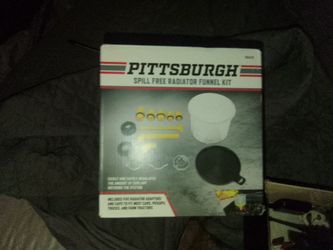 Pittsburgh spill free radiator funnel kit