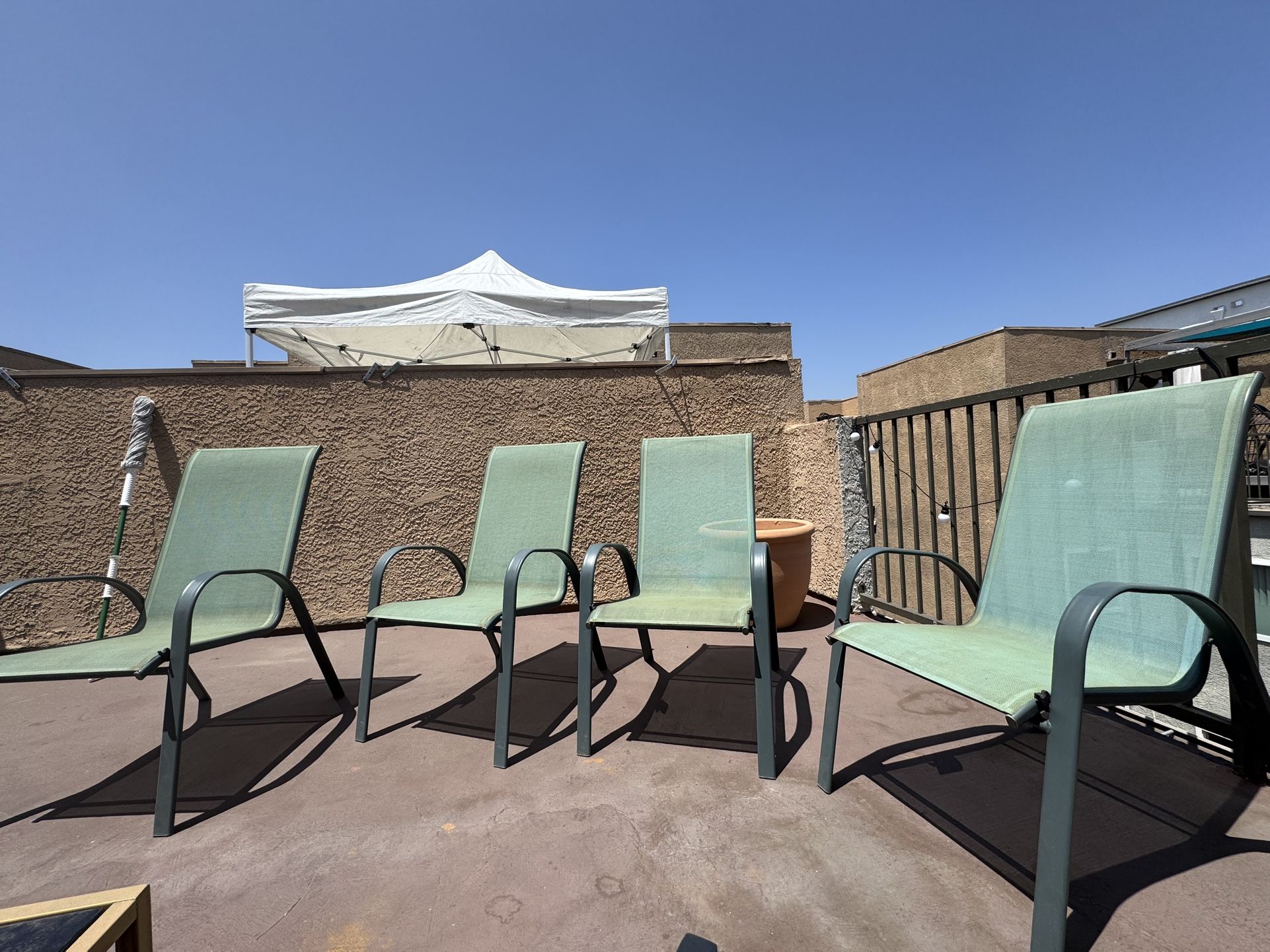 Patio chairs - Set of 4