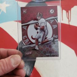 Mac Jones Rookie card 8/25  2021 panini Father's Day 
