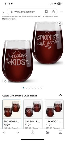 Wine Glass For Mothers Day