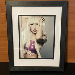 Authentic Lady Gaga Autographed Picture 
