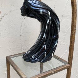 Vintage Woman In Wind Sculpture 