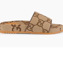 Gucci GG Canvas Slides