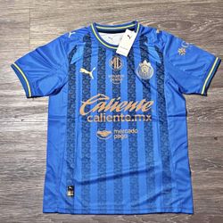 S,M,L,Xl,2XL,3XL,4XL slim fit available Soccer Chivas Guadalajara new jersey 3rd kid blue 2026 azul terser uniforme el rebaño sagrado New Jersey 20