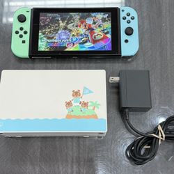Nintendo Switch With Dock +mario Kart 8
