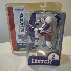 Brian Leetch Variant Mcfarlane rare Action Figure 2004 New NHL Hockey Series 9