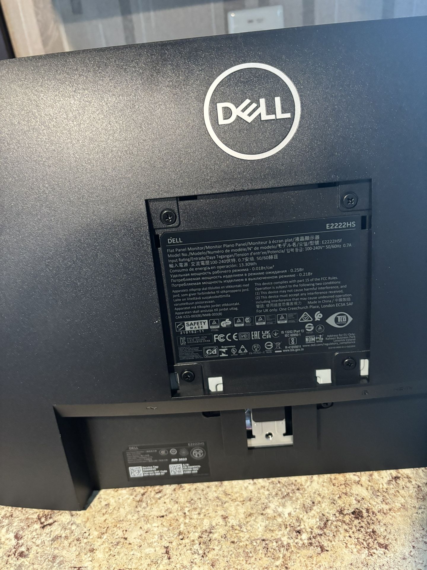 Black Dell Monitor