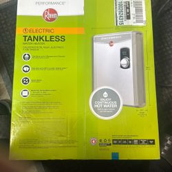 Water Heater  Rheem Electric Tankless 