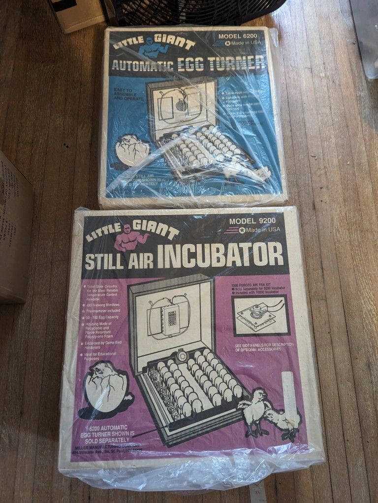 Brand New Still Air Incubator and Automatic Egg Turner
