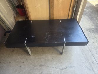 Black table