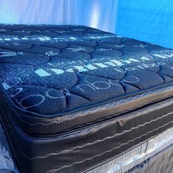 $250 Black Series Queen Pillow Top Mattress Only Brand New Free Delivery Same Day 
