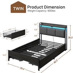 kids twin size bed
