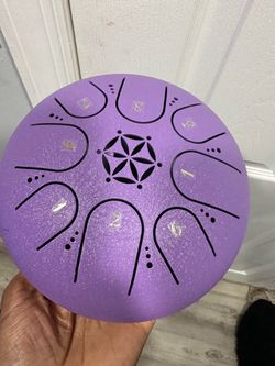 Purple Steel Tongue Drum