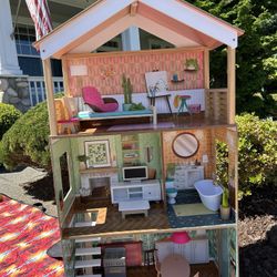 Kid Kraft Barbie House With Furniture