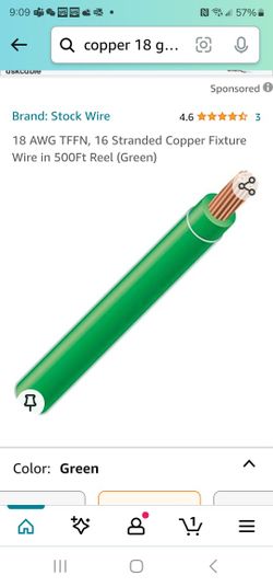 Copper Wire 18 AWG 500 feet