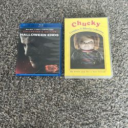 2 Piece Set DVD / Chucky / Halloween. 
