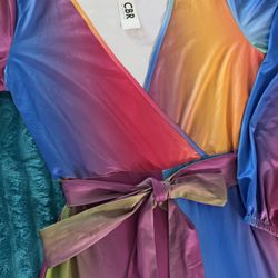 Multicolored Wide-leg Jumpsuit 