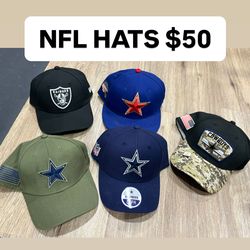 NFL Hats Cowboys And Radiers All For $50