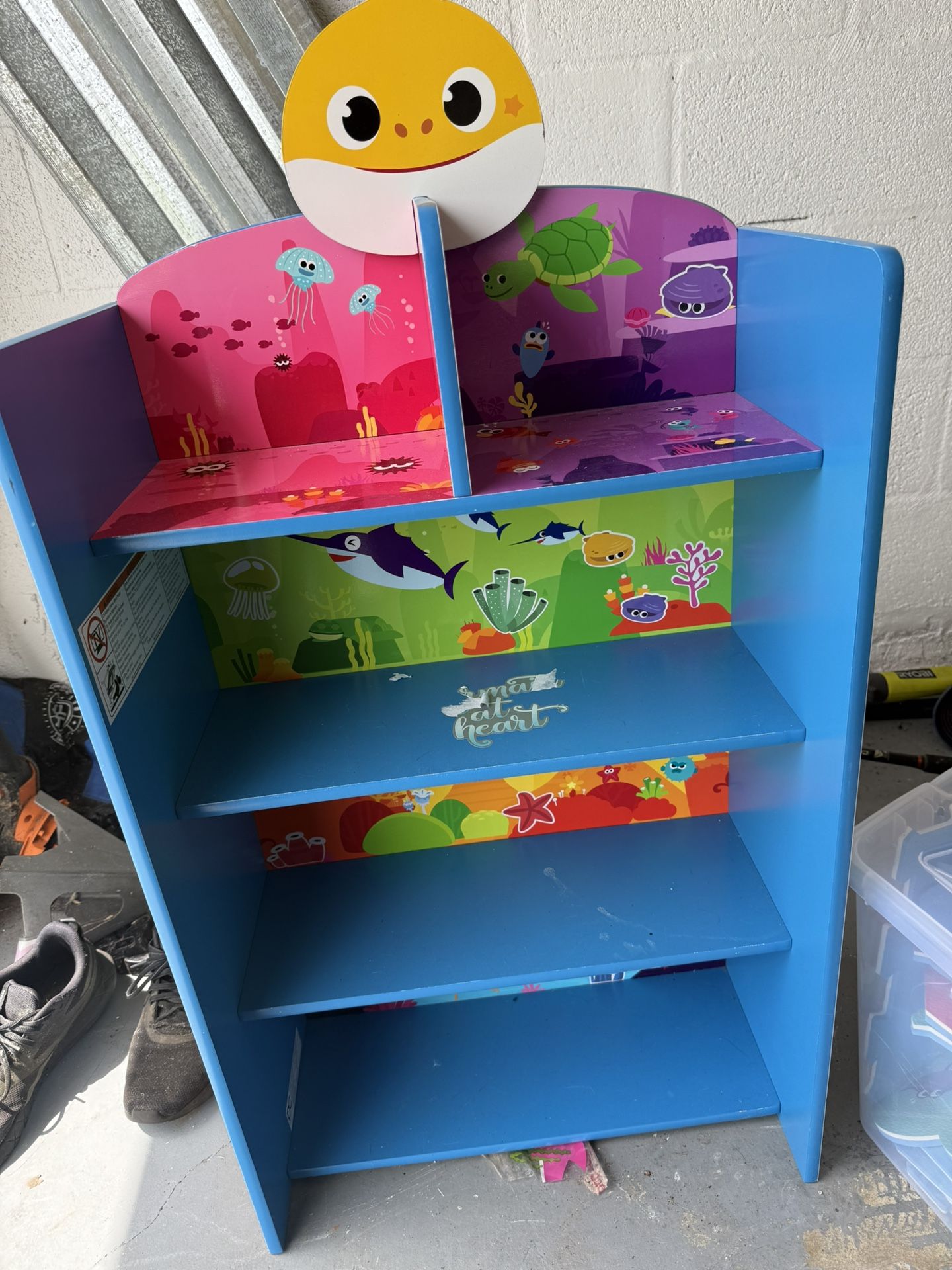 Baby Shark Bookcase