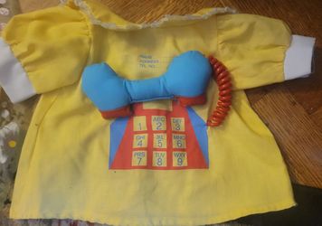 Antique doll clothes lot