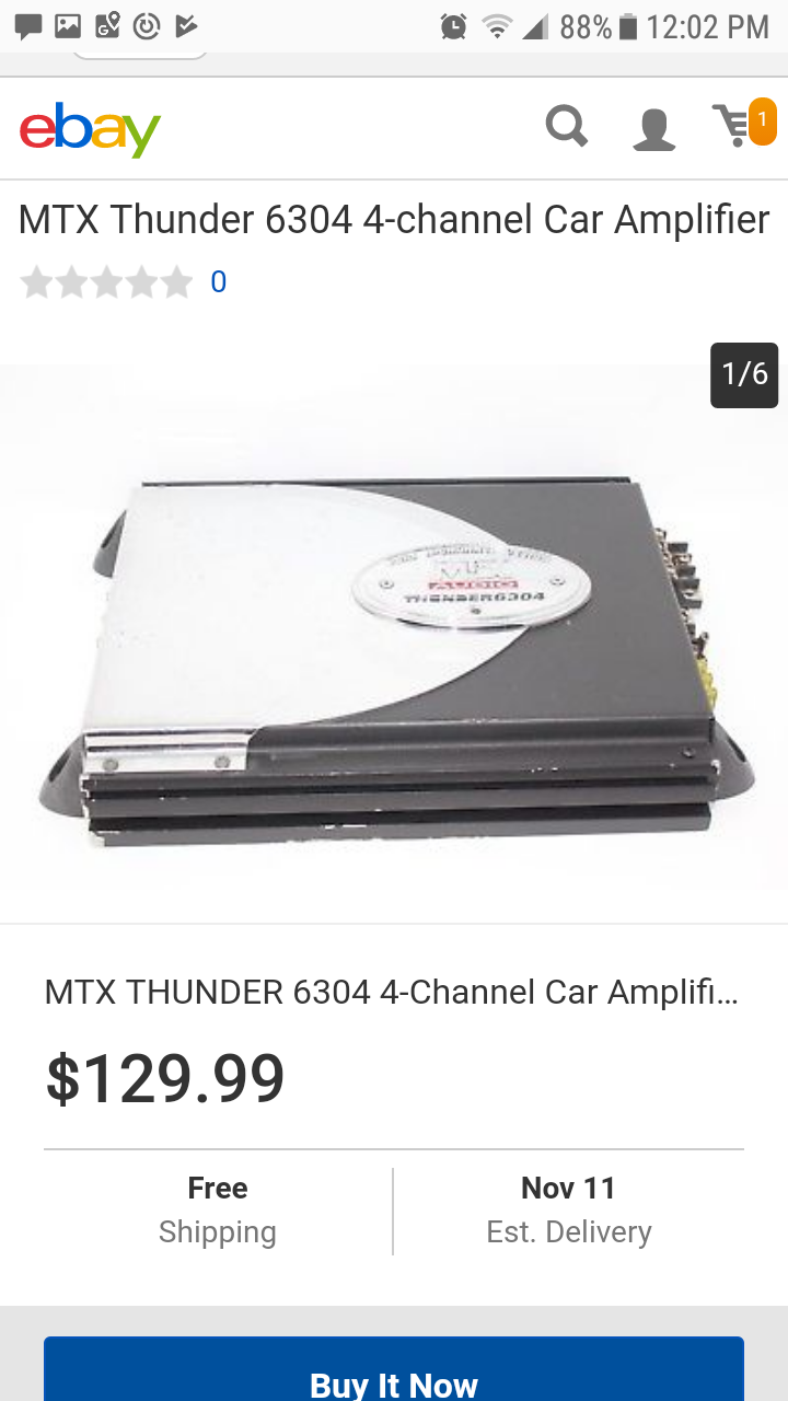 Mtx thunder6304...$110 or best offer