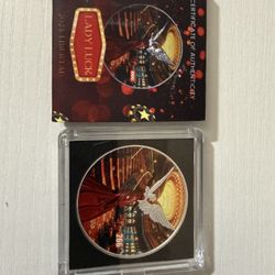2024 Lady Luck Colorized Mexican Libertad 1 oz .999 Fine Silver - 399 Minted