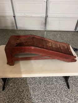 Vintage Metal Car Service Ramp
