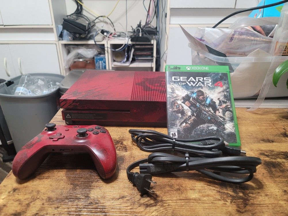 Xbox One S 2tb Console Gears Of War 4 Limited Edition