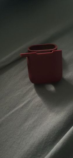 Red Silicone AirPods Case Cover