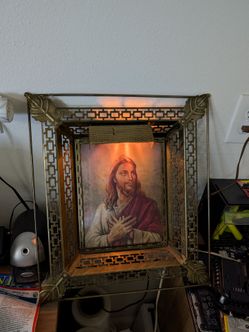 Vintage Jesus 3d lamp
