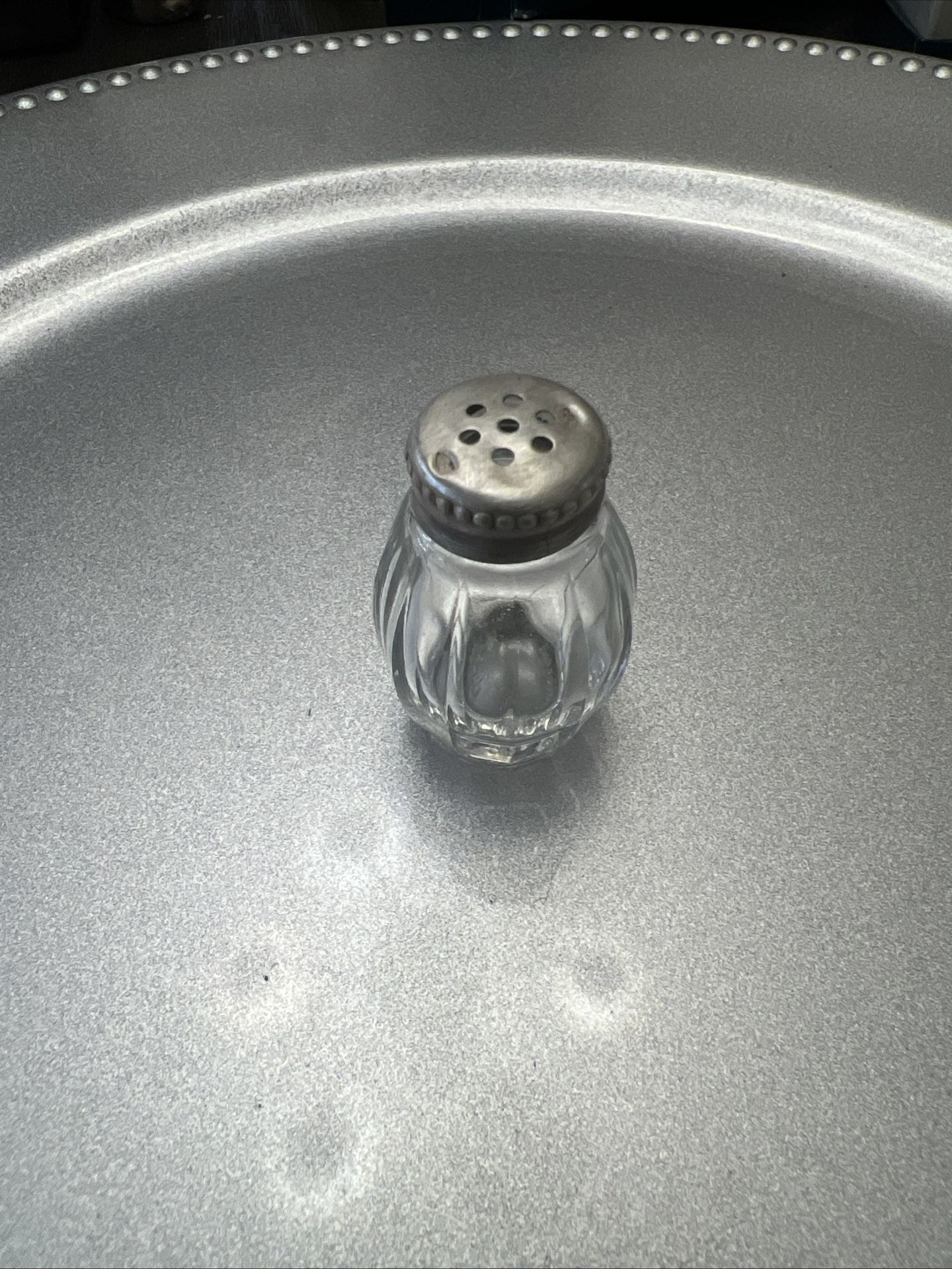 925 Sterling Silver Miniature Salt Shaker Vintage