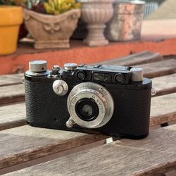 Vintage Leica ii With 35mm 3.5 Elmar Lens 