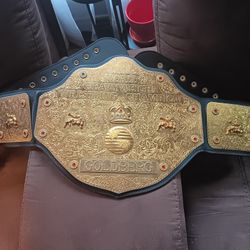 Wrestling belt.
