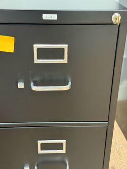 HON 2-Drawer Metal File Cabinet