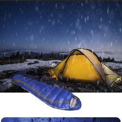 Kamperbox Sleeping Bag Winter Low-Temperature Down Sleeping Bag Camping Equipment Lightweight Sleeping Bag