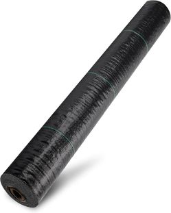 Black Woven Weed Barrier Fabric Roll