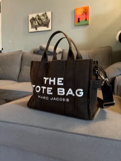 Marc Jacobs The Tote Bag – Brown/Black Canvas – Large