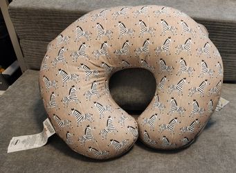 Boppy Nursing Pillow Like New! Neutral Colors Zebra Pattern