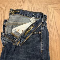 American Eagle Slim Straight Jeans (33x32)