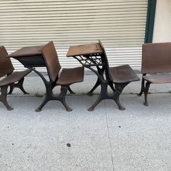 Old School Desks & Benches