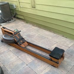 WaterRower Rowing Machine Model #300 S4 in Walnut Wood