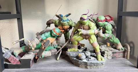 Ninja turtle statues