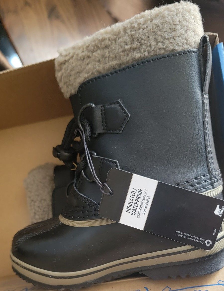 Sorel SIZE 10 Kid WATERPROOF BOOTS