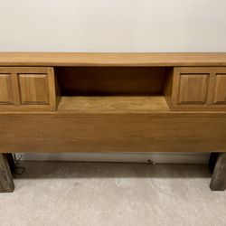 Mid-Century Queen-Sized Bed Headboard