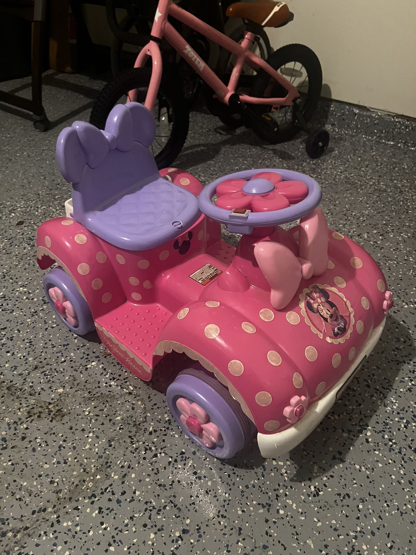 Pink Toddler Electric Car