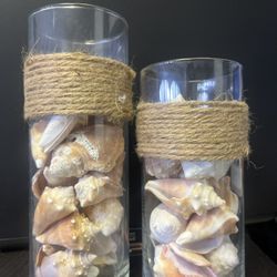 Centerpiece Shell Vases