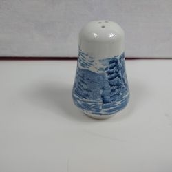 Vintage Library Blue Pepper Shaker - Minty Condition - No Salt