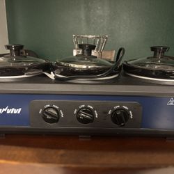 Sunvivi Triple Slow Cooker